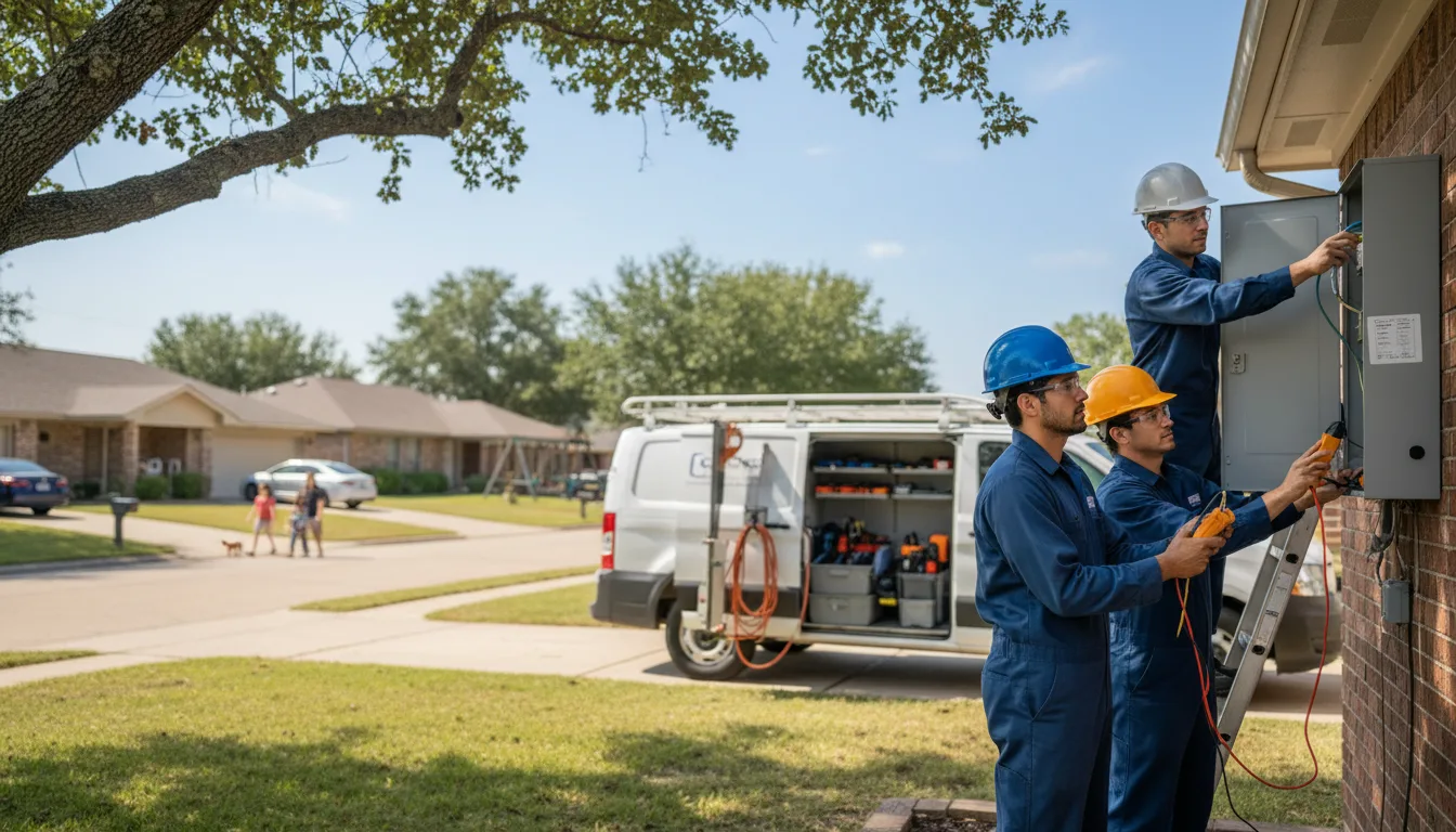 Certified electrician providing emergency electrical services in Jeffersonville, GA